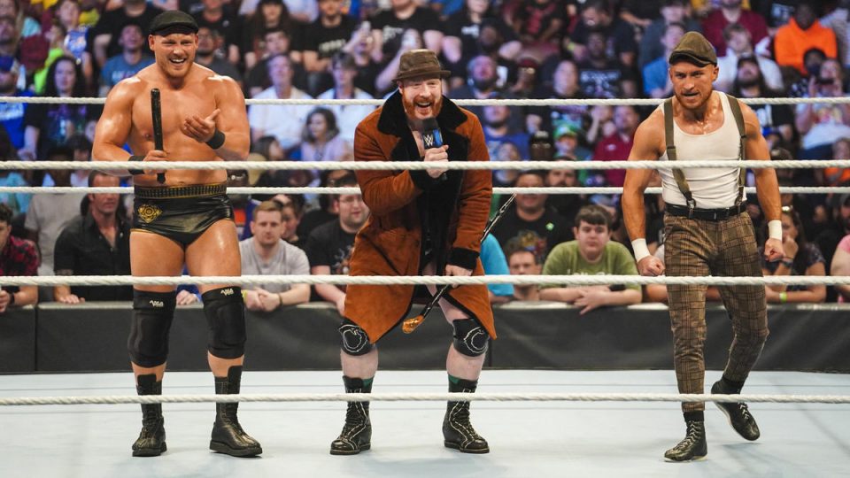 The Brawling Brutes Sheamus Butch Ridge Holland cut a promo WWE SmackDown 2022