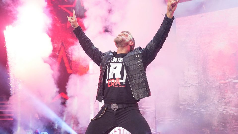 Edge makes his entrance on AEW Dynamite