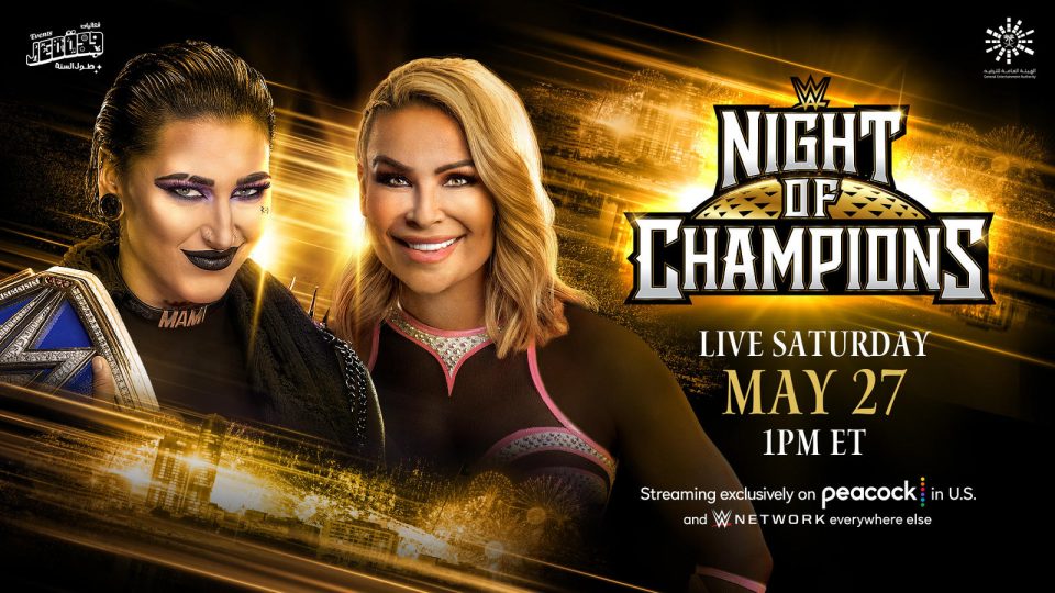 WWE Night of Champions Rhea Ripley (c) vs. Natalya - SmackDown Women's Championship