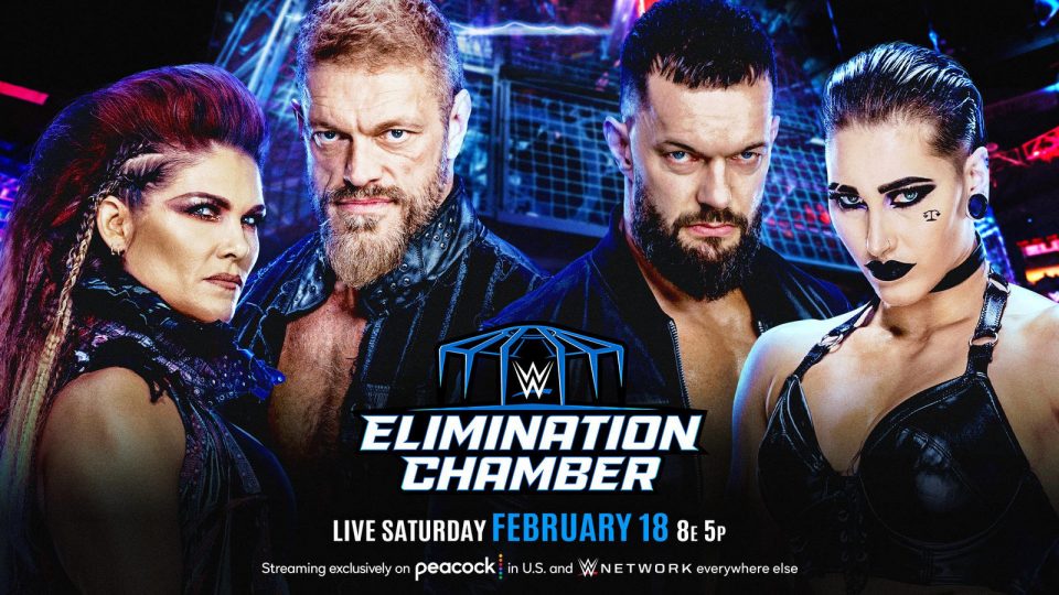 WWE Elimination Chamber Edge & Beth Phoenix vs. Finn Bálor & Rhea Ripley