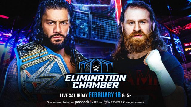 Roman Reigns (c) vs. Sami Zayn - Undisputed WWE Universal Championship at Elimination Chamber