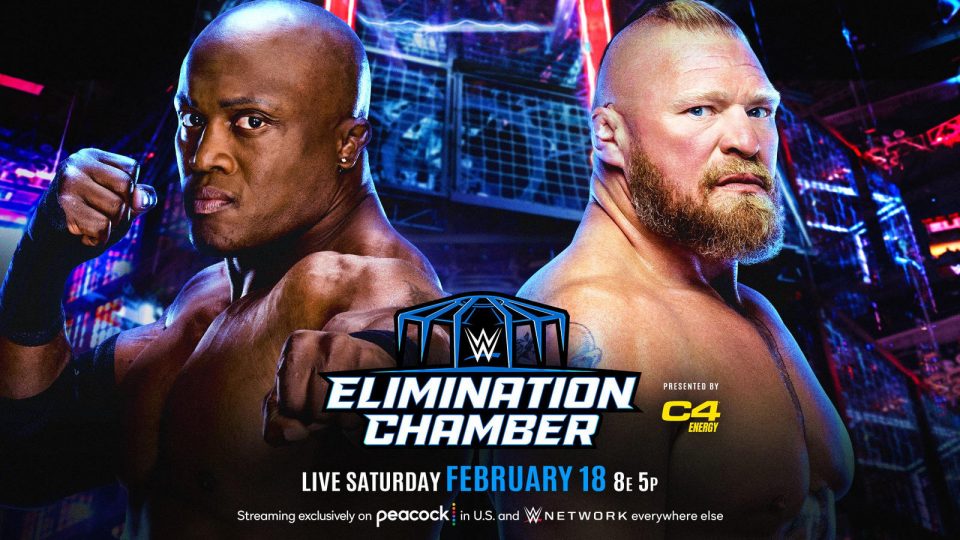 Brock Lesnar vs. Bobby Lashley at WWE Elimination Chamber