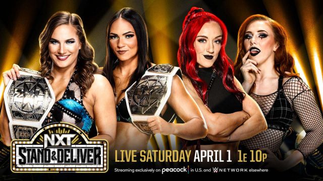 NXT Stand & Deliver Kiana James & Fallon Henley vs. Alba Fyre and Isla Dawn - NXT Women's Tag Team Championships