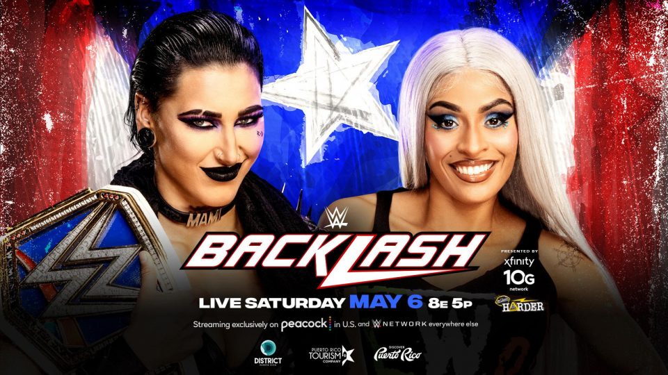 WWE Backlash Rhea Ripley (c) vs. Zelina Vega - SmackDown Women's Championship