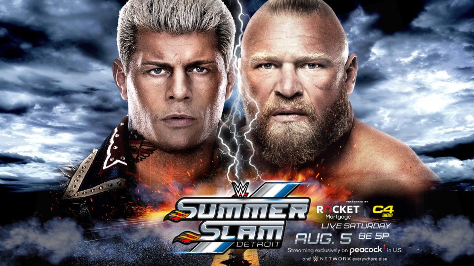 WWE SummerSlam 2023 Cody Rhodes vs. Brock Lesnar