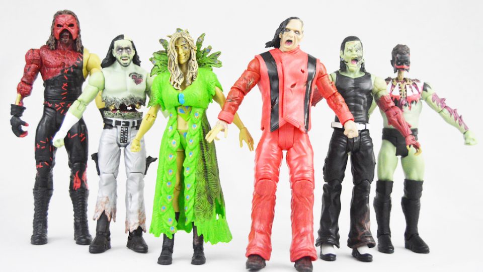 The WWE Zombies in their rotting glory