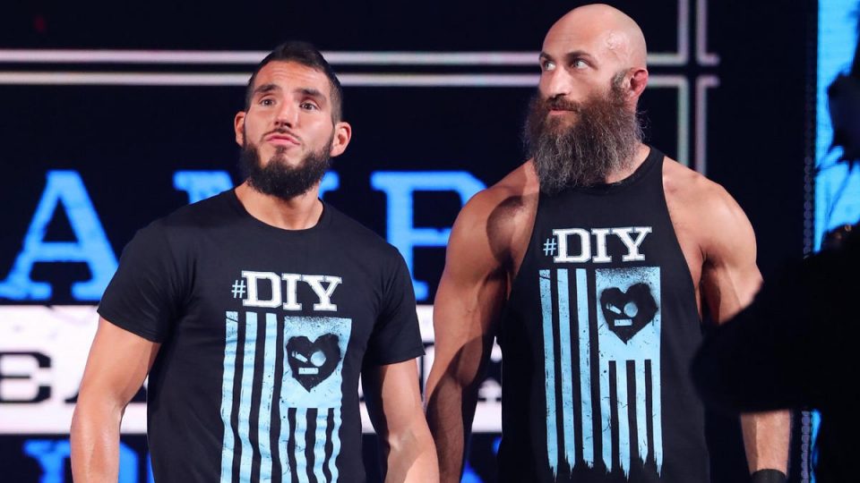 DIY making their entrance on WWE NXT