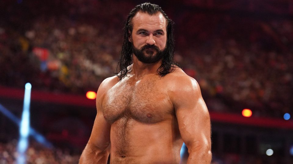 Drew McIntyre in the ring at WWE Clash At The Castle