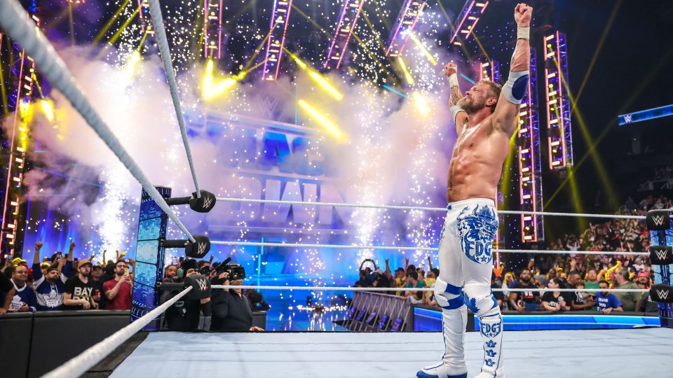 Edge celebrates on WWE SmackDown