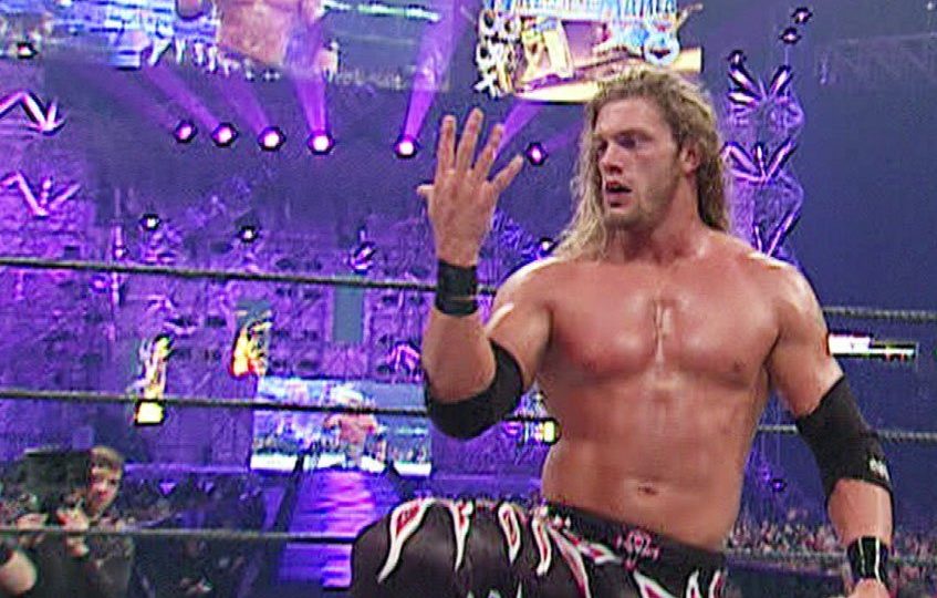 Edge vs Booker T WrestleMania X-8