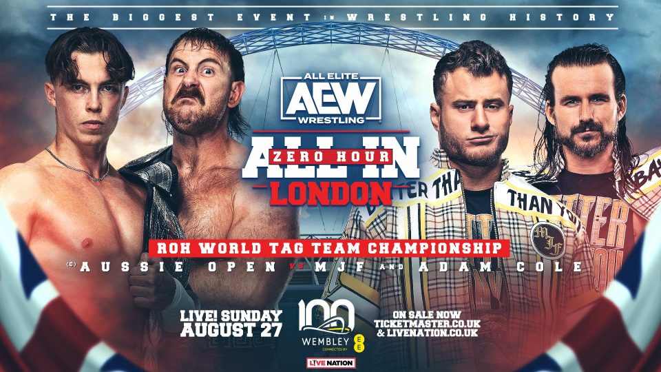 AEW All In Aussie Open (c) vs. MJF & Adam Cole - ROH Tag Team Championships