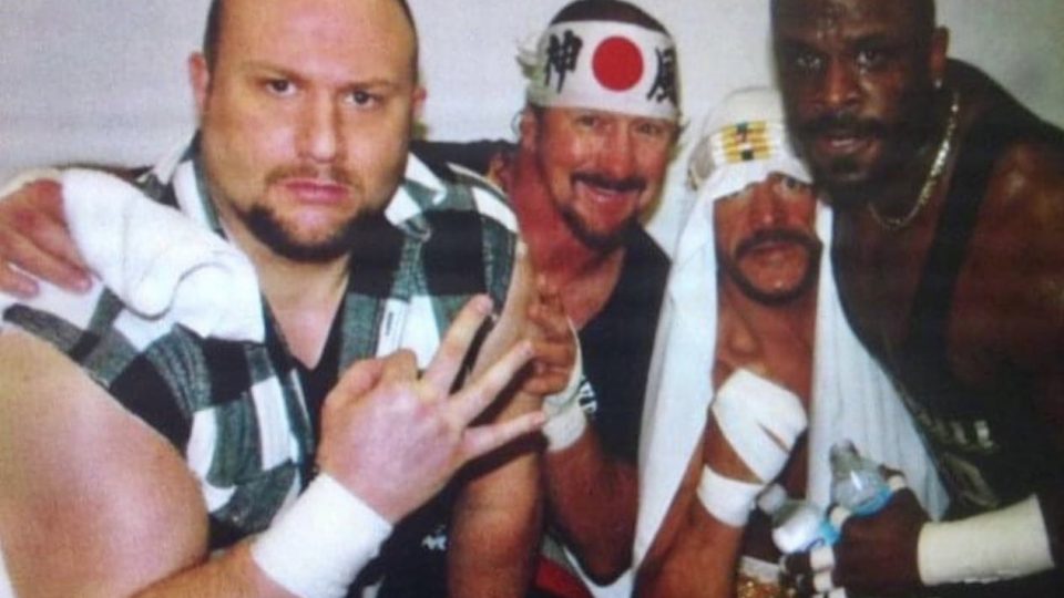 Bully Ray, D-Von Dudley, Sabu and Terry Funk