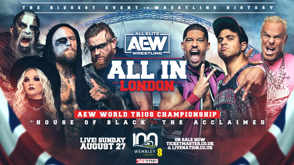 AEW All IN 2023 - The House of Black (c) vs. The Acclaimed & Billy Gunn - World Trios Championships