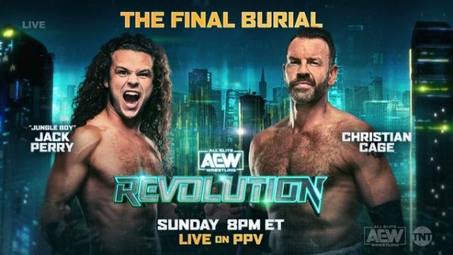 AEW Revolution Christian Cage vs. "Jungle Boy" Jack Perry - No Holds Barred match