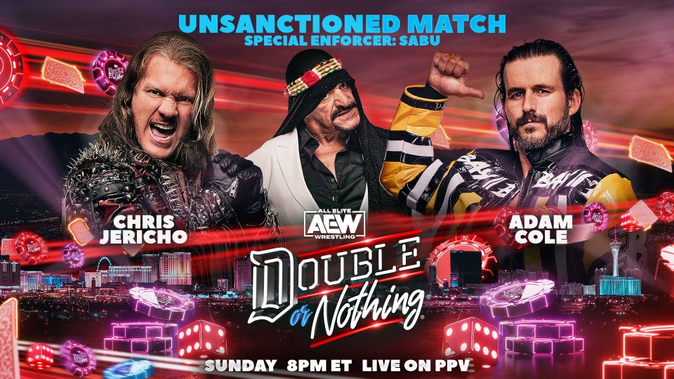 AEW Double or Nothing Adam Cole vs. Chris Jericho - Unsanctioned Match