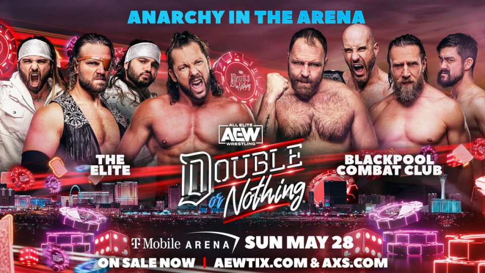 AEW Double or Nothing The Elite vs Blackpool Combat Club - Anarachy in the Arena