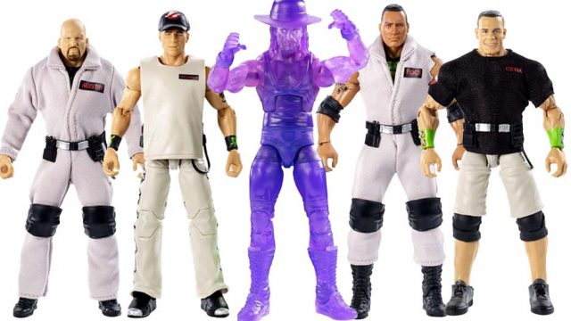 Who you gonna call? Rock, Michaels, Austin and Cena and a ghostie Undertaker aparently 