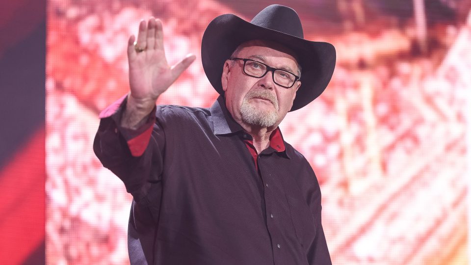 JIm Ross making his entrance in AEW