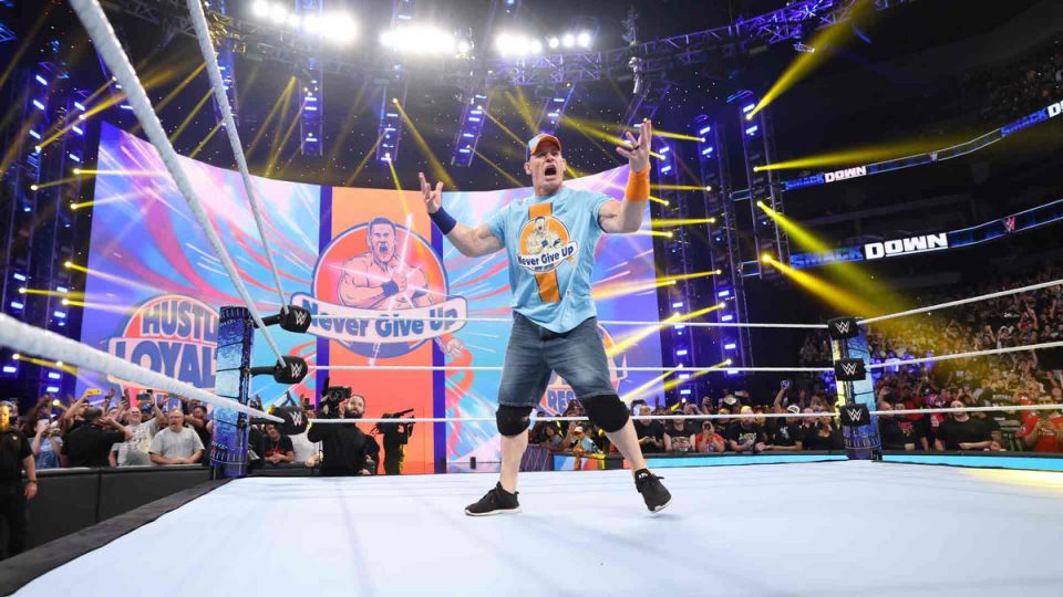 John Cena entrance on SmackDown