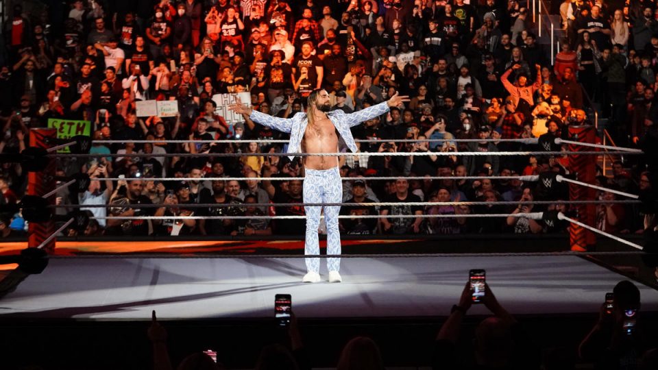 Seth Rollins entrance on Monday Night Raw