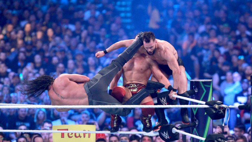 Seth Rollins vs Finn Balor vs The Miz