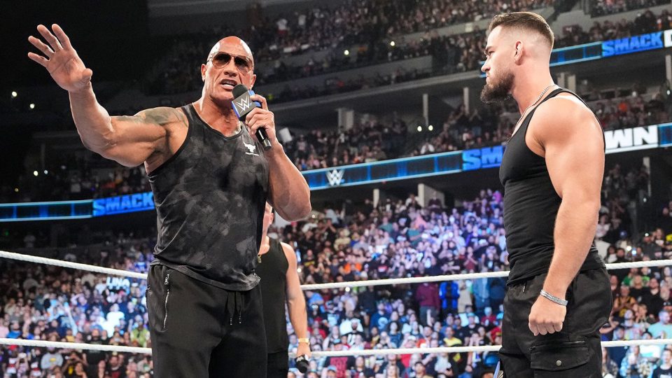 The Rock and Austin Theory on SmackDown
