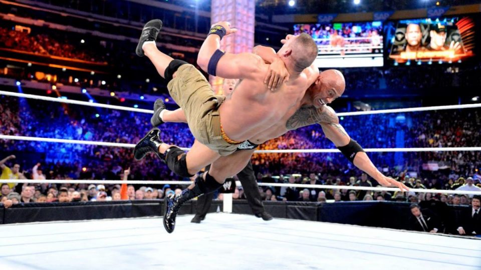 The Rock John Cena
