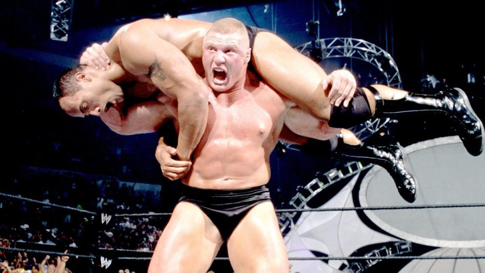 The Rock vs Brock Lesnar SummerSlam 2002