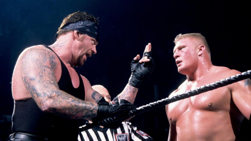 The Undertaker Brock Lesnar 2003 Royal Rumble