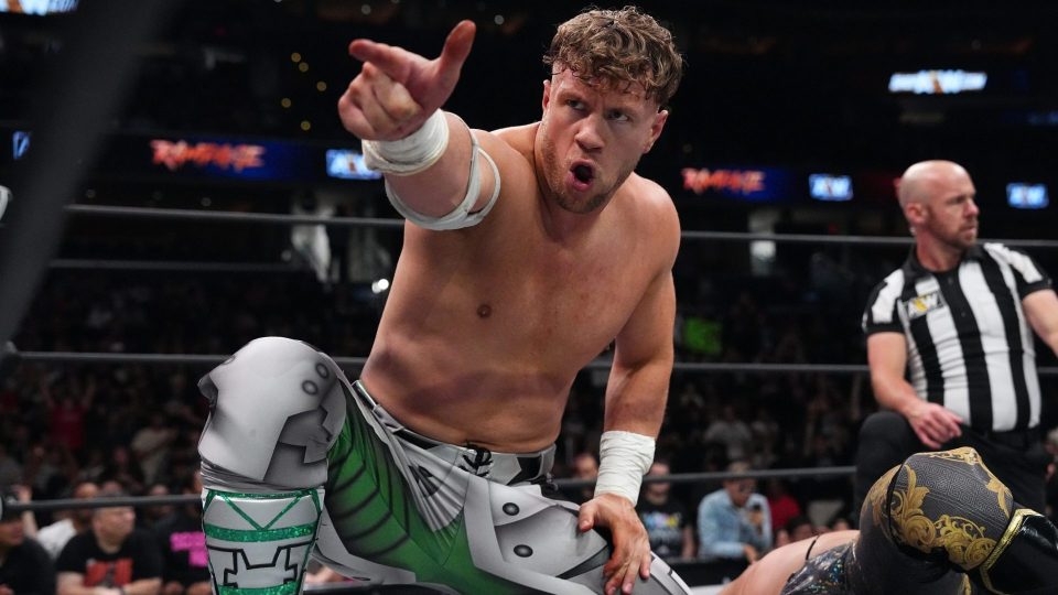 Will Ospreay posing in the ring in AEW