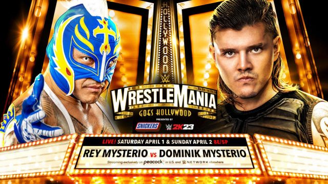 WWE WrestleMania 39 Rey Mysterio vs. Dominik Mysterio