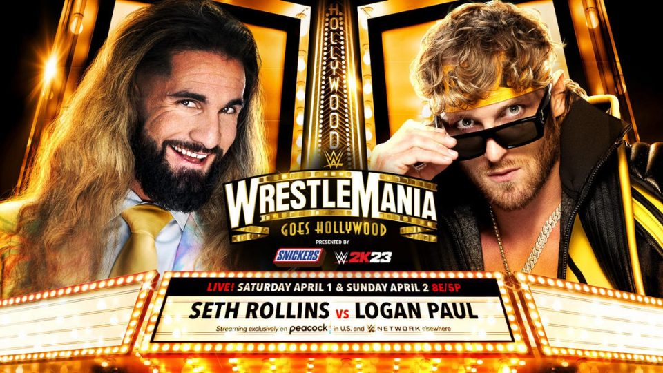 WWE WrestleMania Seth Rollins vs. Logan Paul