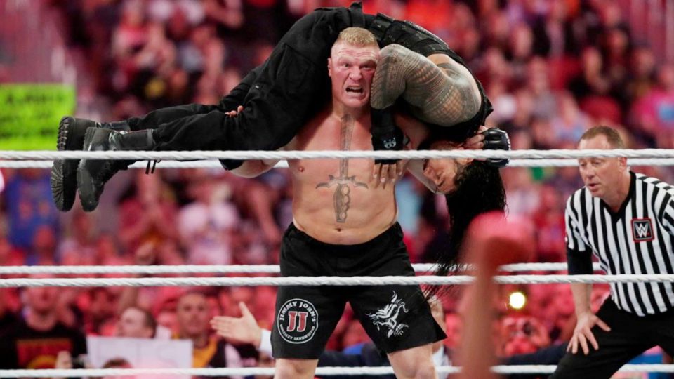 WrestleMania 31 Roman Reigns Brock Lesnar