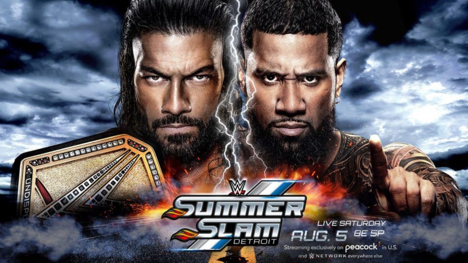 WWE SummerSlam 2023 Roman Reigns (c) vs. Jey Uso - Undisputed Universal Championship